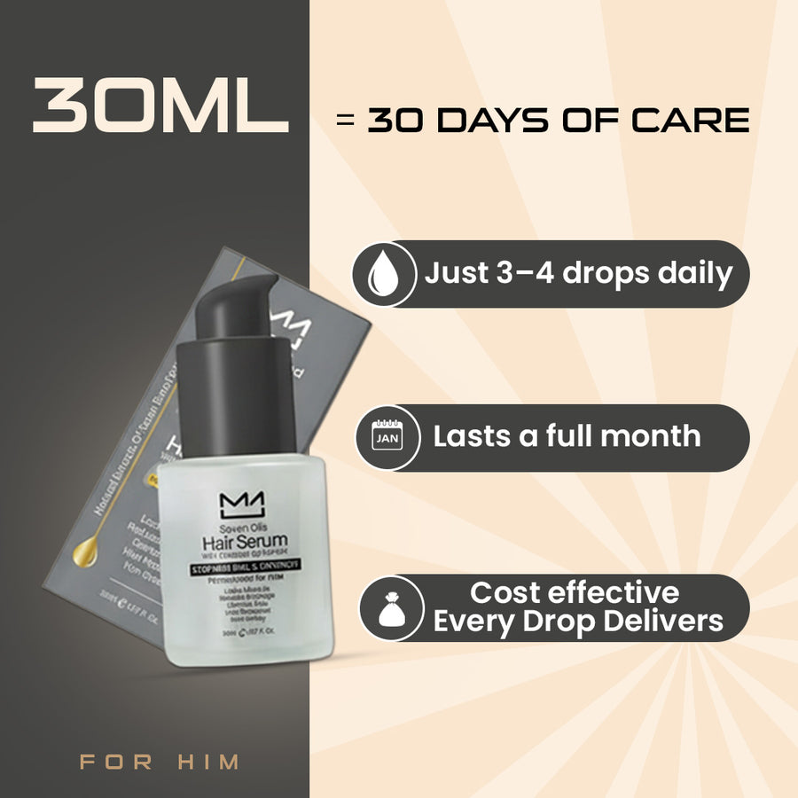 7 Oil 7 Effect Hair Serum For Him