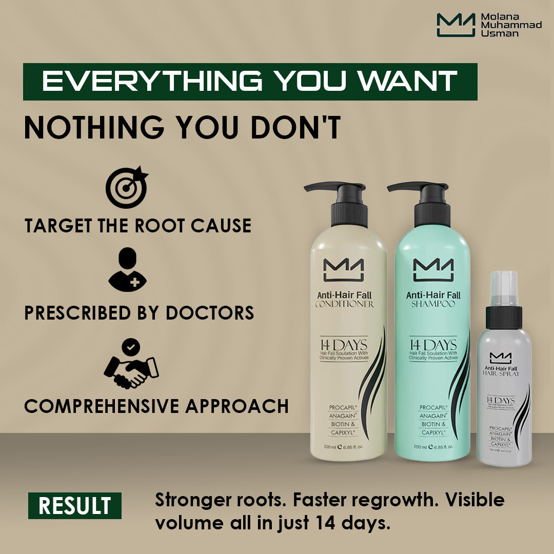 Anti Hair Fall Complete  Plan (14 Days Solution)