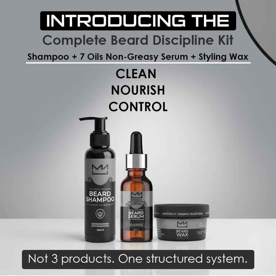 Beard Growth & Grooming Kit