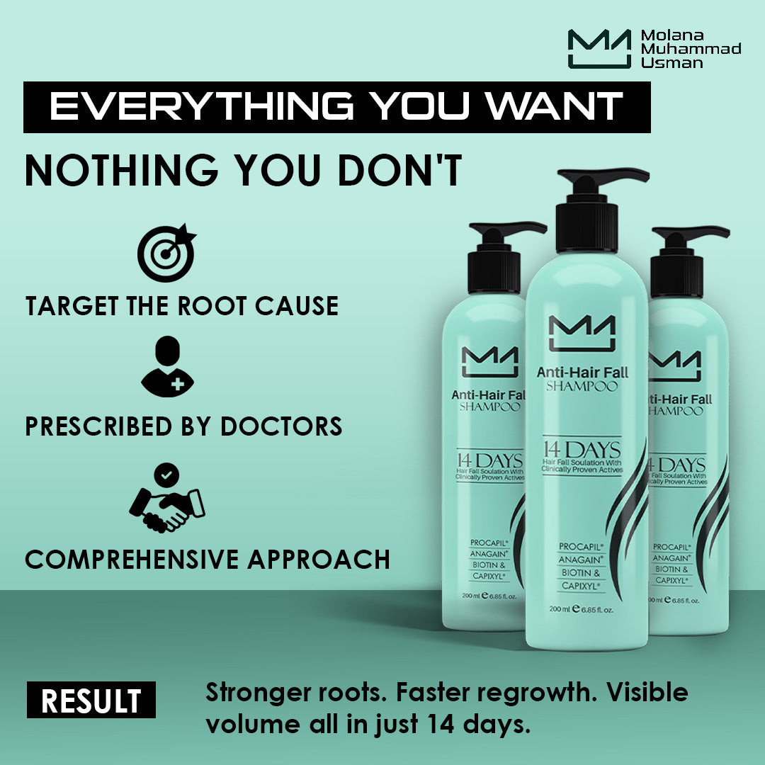 Anti Hair Fall Shampoo (14 Days Soulation)