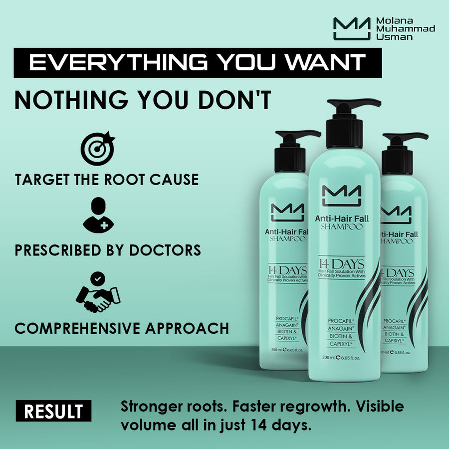 Anti Hair Fall Shampoo (14 Days Soulation)